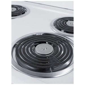Summit 24 in. 2.9 cu. ft. Electric Range with Coil Burners - White, , hires