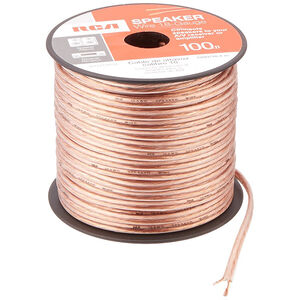 RCA 100' 18awg Speaker Wire, , hires