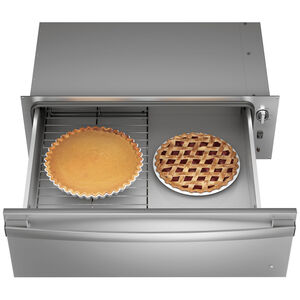 GE Profile 30 in. 1.9 cu. ft. Warming Drawer with Humidity Control - Stainless Steel, , hires