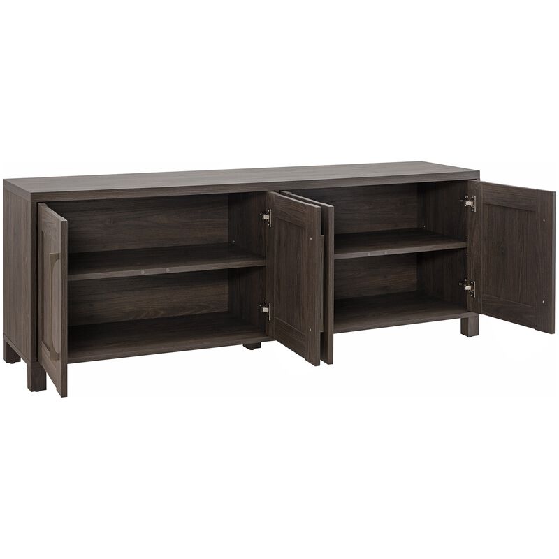 Preston & Cole Daphne 68" Wide TV Stand for TVs up to 75" - Alder Brown, , hires