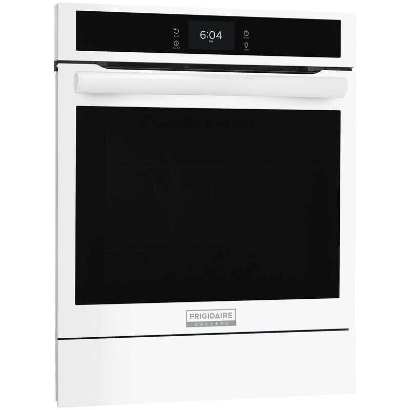 Frigidaire Gallery 24 in. 2.8 cu. ft. Steam Electric Single Wall Oven with True European Convection - White, White, hires