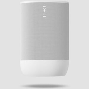 Sonos Move 2 Portable Rechargeable Splashproof Bluetooth & Wi-Fi Speaker - White, White, hires