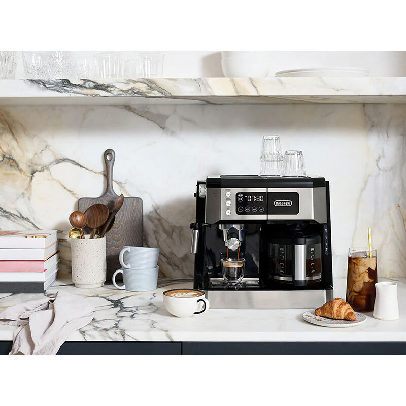 De'Longhi All-in-One Coffee & Espresso Maker, Cappuccino, Latte Machine + Advanced Milk Frother, , hires