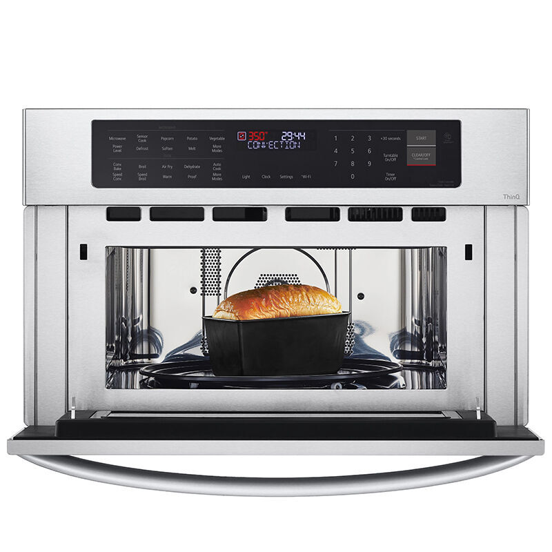 LG 30 in. 1.7 cu. ft. Smart Speed Electric Single Wall Oven with Standard Convection & Sensor Cooking - Stainless Steel, Stainless Steel, hires