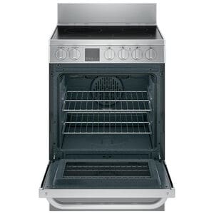 GE 24 in. 2.9 cu. ft. Standard Convection Electric Range with Smoothtop Burners - Stainless Steel, , hires