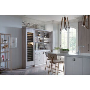 Sub-Zero Designer Series 24 in. Built-in Smart Wine Column Storage with Wood Racks, Dual Temperature Zones & 102 Bottle Capacity - Custom Panel Ready, , hires