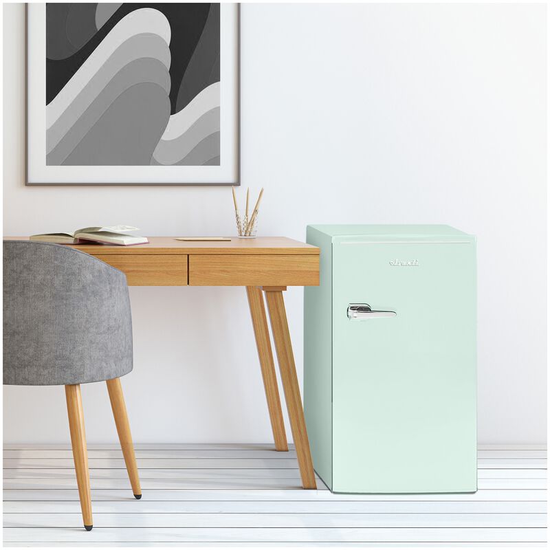 Avanti 18 in. 3.1 cu. ft. Mini Fridge with Freezer Compartment - Seafoam Green, Seafoam Green, hires