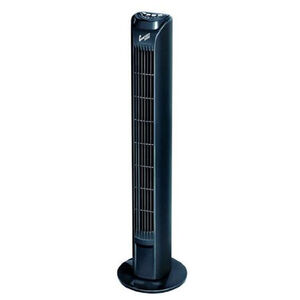 Comfort Zone 30 in. Tower Fan with Remote - Black, , hires