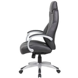 Boss Executive Hinged Arm Caressoft Chair - Black, , hires