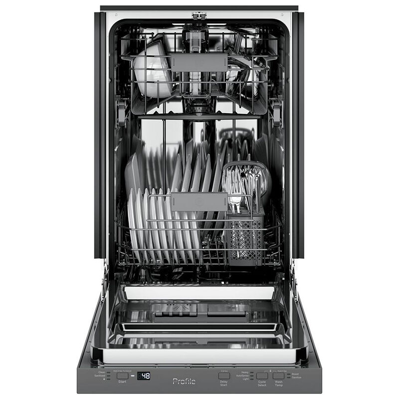 Ge dishwasher 18 inch stainless steel hot sale