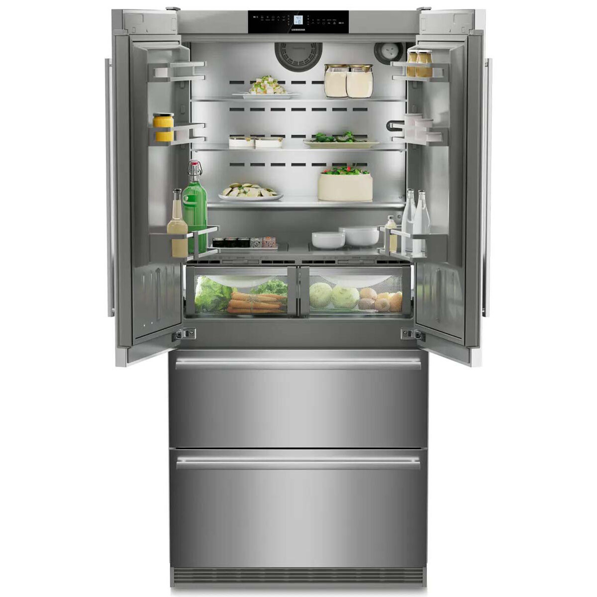 Liebherr 36 in. 18.9 cu. ft. Counter Depth 4-Door French Door