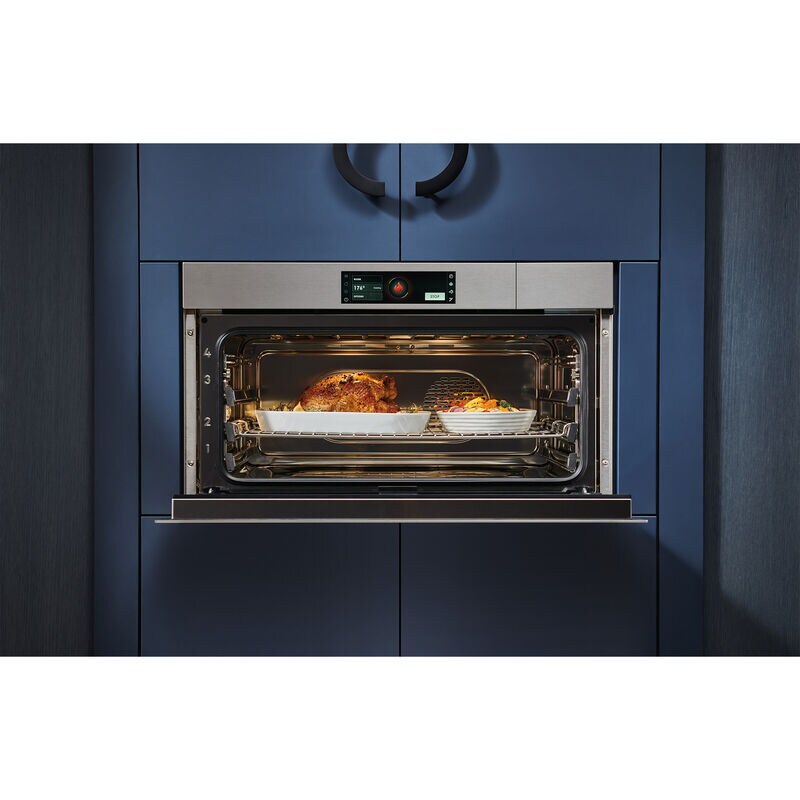 Wolf M Series 30 in. 2.4 cu. ft. Steam Electric Single Wall Oven with Dual Convection - Stainless Steel, , hires