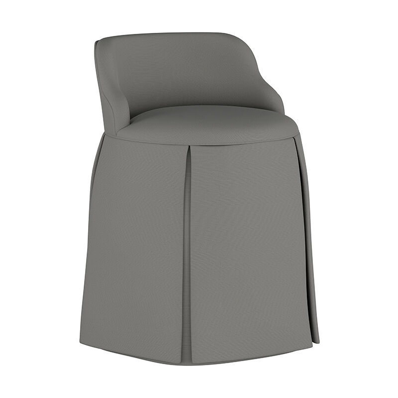 Skirted best sale vanity chair