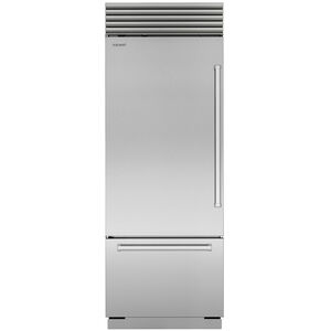Sub-Zero 30 in. Built-In 17 cu. ft. Smart Counter Depth Bottom Freezer Refrigerator - Stainless Steel, , hires