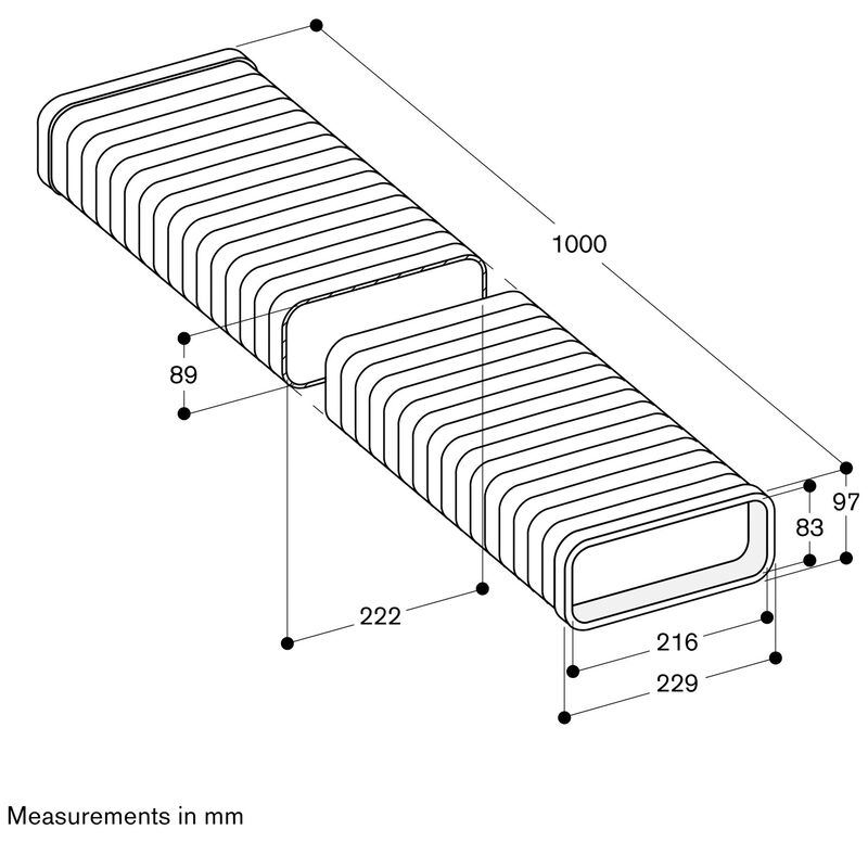 Gaggenau Air duct part, , hires