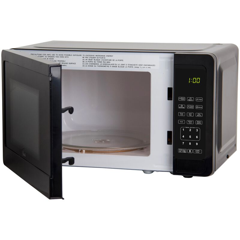 Avanti 18 in. 0.7 cu. ft. 700W Countertop Microwave - Black, Black, hires