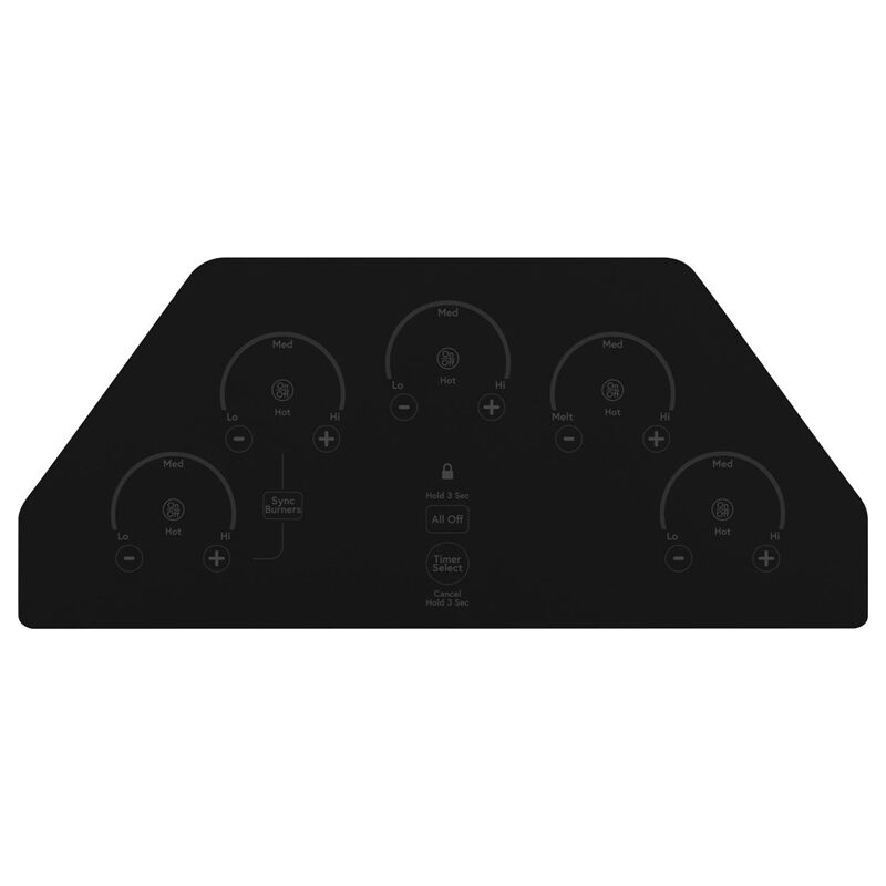 Cafe 30" Electric Cooktop with 5 Smoothtop Burners & Griddle Stainless Steel P.C. Richard & Son