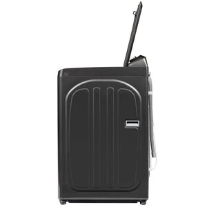 Midea 26 in. 4.1 cu. ft. Top Load Washer with Power Wave 360 Agitator - Metallic Gray, Black, hires