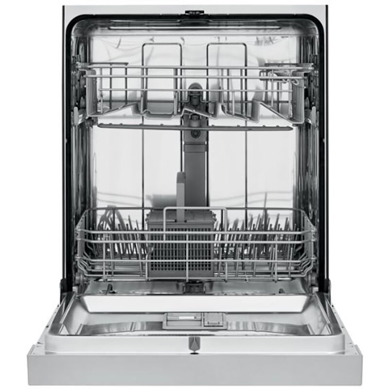 Frigidaire 24 in. Front Control Dishwasher with 52 dBa Sound Level & Pocket - Stainless Steel, Stainless Steel, hires