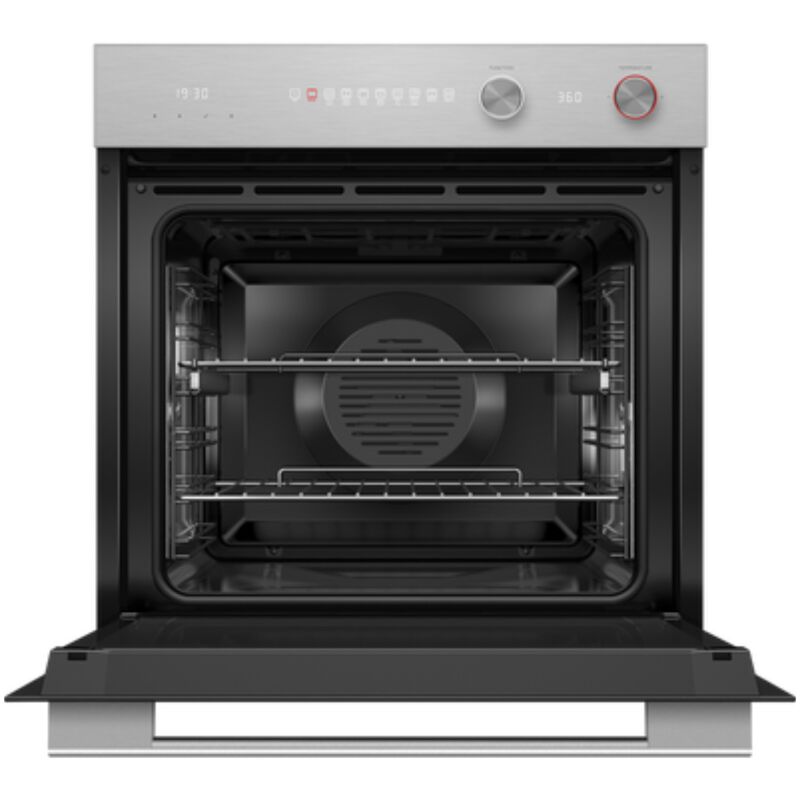 Fisher & Paykel Series 5 24 in. 3.0 cu. ft. Electric Single Wall Oven with Standard Convection - Brushed Silver Glass, , hires