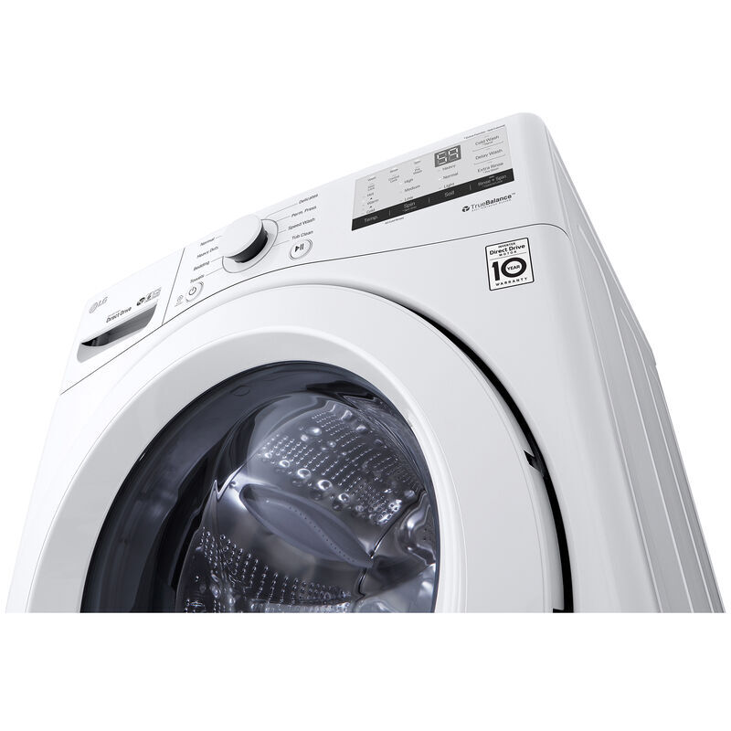 LG 27 in. 4.5 cu. ft. Stackable Front Load Washer White P.C