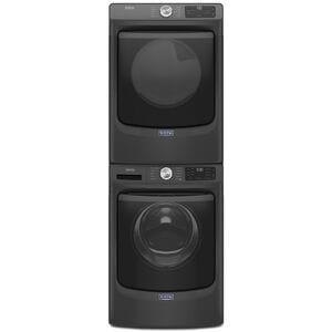 Maytag 27 in. 7.3 cu. ft. Front Loading Gas Dryer with 10 Dryer Programs, 7 Dry Options, Wrinkle Care & Sensor Dry - Volcano Black, , hires