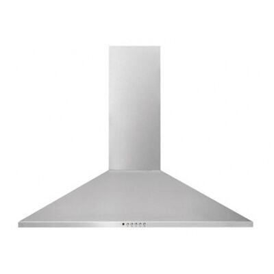 Frigidaire 36 in. Chimney Style Range Hood with 3 Speed Settings, 400 CFM, Convertible Venting & 2 Halogen Lights - Stainless Steel | FHWC3655LS