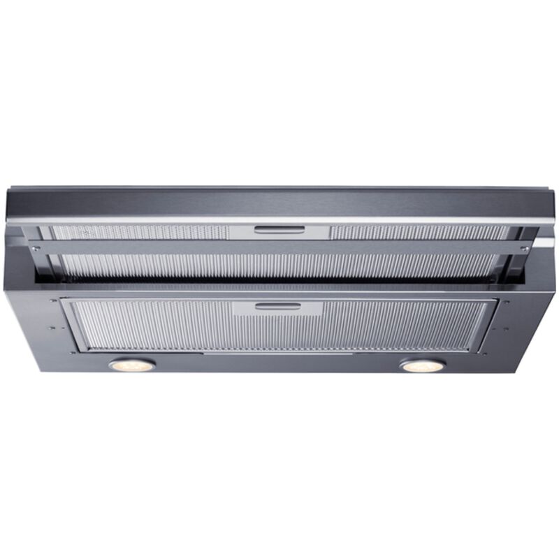Summit 20 in. Ductless Slide-Out Style Range Hood with 2 Fan Speeds & 2 LED Lights - Stainless Steel, , hires