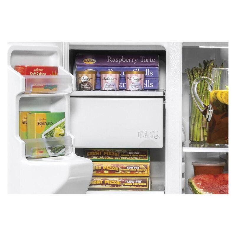 GE 36 in. 21.8 cu. ft. Counter Depth Side by Side Refrigerator with Ice & Water Dispenser - Fingerprint Resistant Stainless, Fingerprint Resistant Stainless, hires