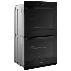 Whirlpool 30 in. 10.0 cu. ft. Electric Smart Double Wall Oven with Standard Convection & Self Clean - Black, Black, hires