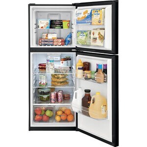 Frigidaire 24 in. 10.1 cu. ft. Counter Depth Garage Ready Top Freezer Refrigerator - Black, Black, hires