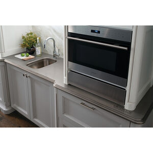Wolf E Series 24 in. 1.6 cu. ft. 900W Built-In Microwave with Convection & Sensor Cooking - Stainless Steel, , hires