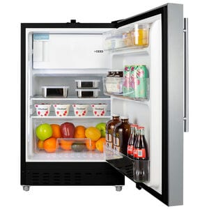 Summit 21 in. 2.6 cu. ft. Undercounter Refrigerator - Stainless Steel, , hires