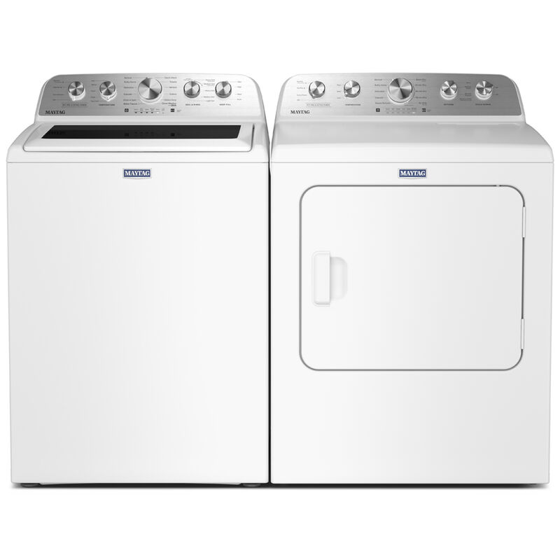 Maytag Pet Pro 29 in. 7.0 cu. ft. Gas Dryer with Sensor Dry & Steam Cycle - White, White, hires