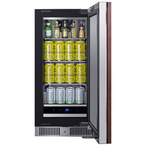 Summit 15 in. 1.7 cu. ft. Undercounter Refrigerator - Stainless Steel/Panel Ready, , hires