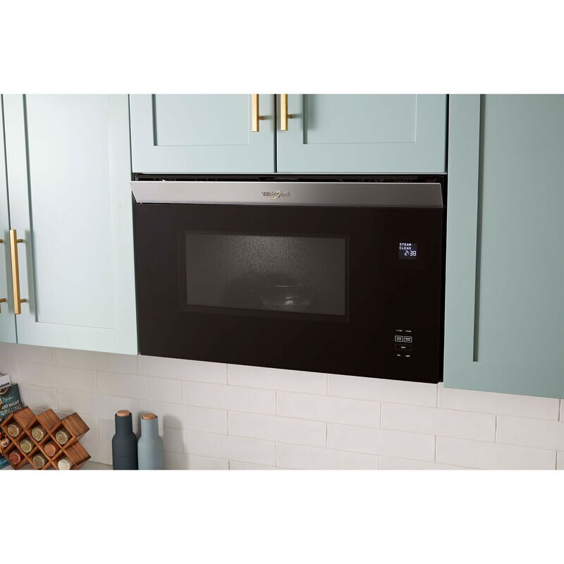 Whirlpool 30 in. 1.1 cu. ft. 1000W Over-the-Range Microwave with 300 CFM & Sensor Cooking - Fingerprint Resistant Stainless, Fingerprint Resistant Stainless, hires