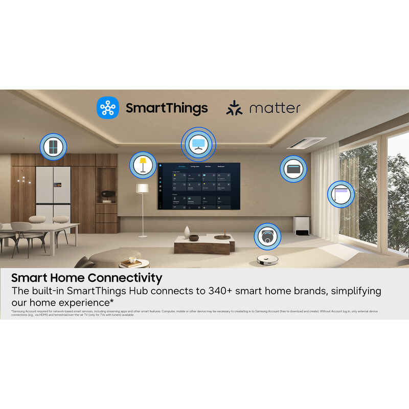 Samsung - 65" Class QN80H Neo QLED 4K UHD Smart Tizen TV, , hires