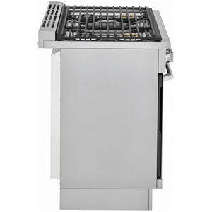 Electrolux 30 in. 4.5 cu. ft. Convection Oven Freestanding Gas Range with 5 Sealed Burners - Stainless Steel, , hires