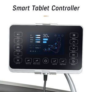 Lifesmart 4D Zero Gravity Massage Chair with Bluetooth Speakers - Gray & Black, , hires