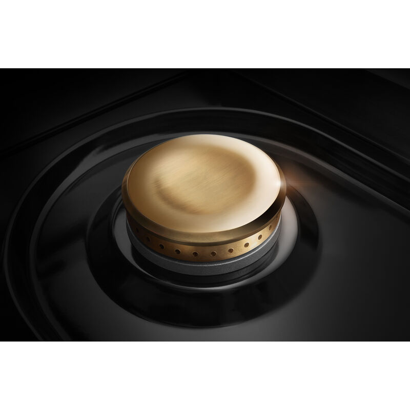 JennAir Rise Series 48 in. 6.3 cu. ft. Smart True European Convection Double Oven Dual Fuel Range with 4 Sealed Burners, Grill & Griddle - Stainless Steel, , hires