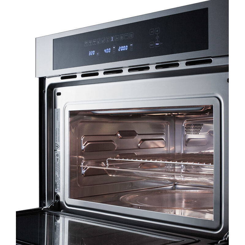Summit 24 in. 1.3 cu. ft. 1000W Built-In Microwave with Convection