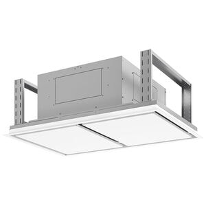 Zephyr 43 in. Smart Convertible Ceiling Style Range Hood with 3 Fan Speeds & 3 LED Lights - White, , hires