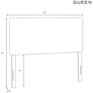Skyline Furniture Zuma Fabric Queen Size Headboard - Rosequartz, , hires