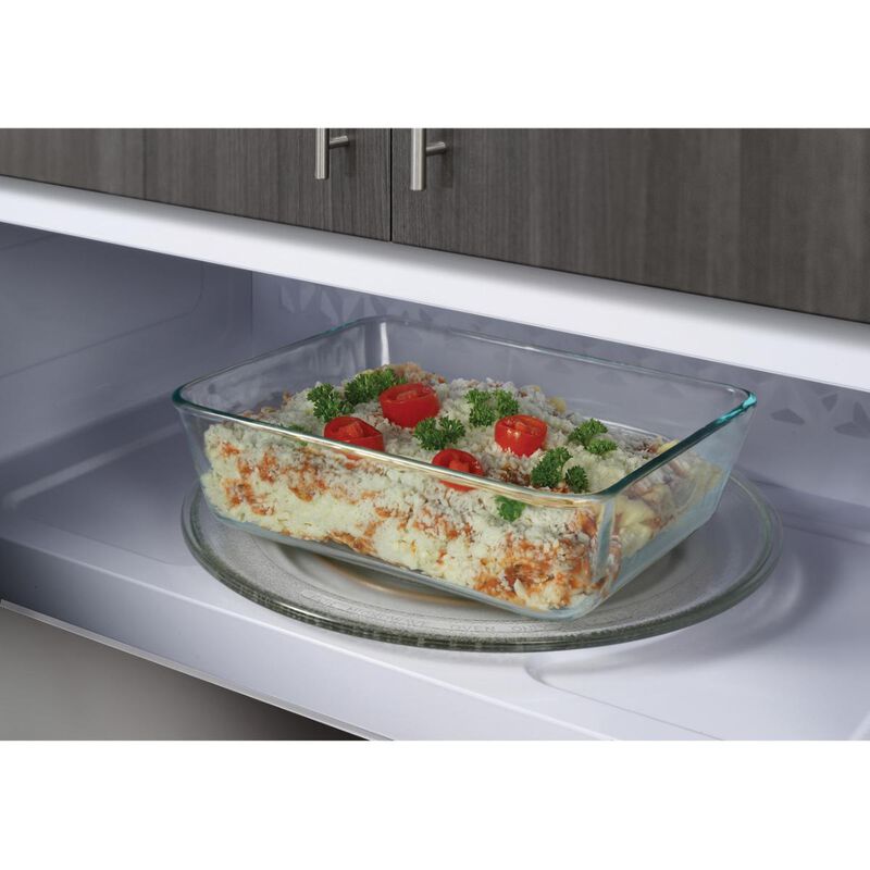 GE 30 in. 1.2 cu. ft. 1000W Low Profile Over-the-Range Microwave with 400 CFM & Sensor Cooking - White, , hires