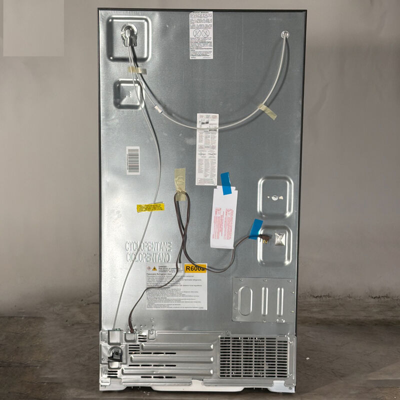 GE 36 in. 25.6 cu. ft. French Door Refrigerator with Ice & Water Dispenser - Fingerprint Resistant Black Slate (Open Box Excellent Condition), , hires