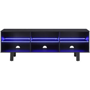 Living Style 65 in. TV Stand - Black, , hires