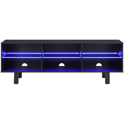 Living Style 65 in. TV Stand - Black | ARAVCM65-6BK