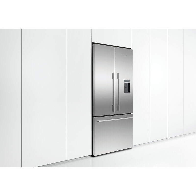 Fisher & Paykel Series 7 36 in. 20.1 cu. ft. Smart Counter Depth French Door Refrigerator with Water Dispenser - Stainless Steel, , hires