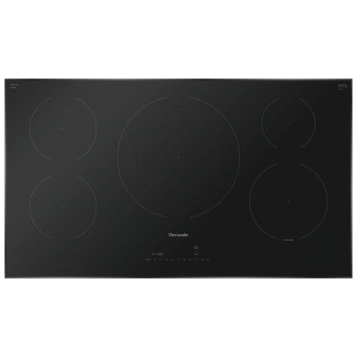 Thermador Masterpiece Series 36 in. 5-Burner Smart Induction Cooktop with Power Burner - Black Glass | CIT365BB