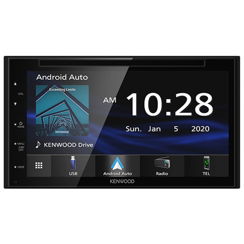 Kenwood DVD Receiver with 6.8 in. WVGA Touchscreen Display, Built-In Bluetooth, Apple CarPlay & Android Auto, , hires